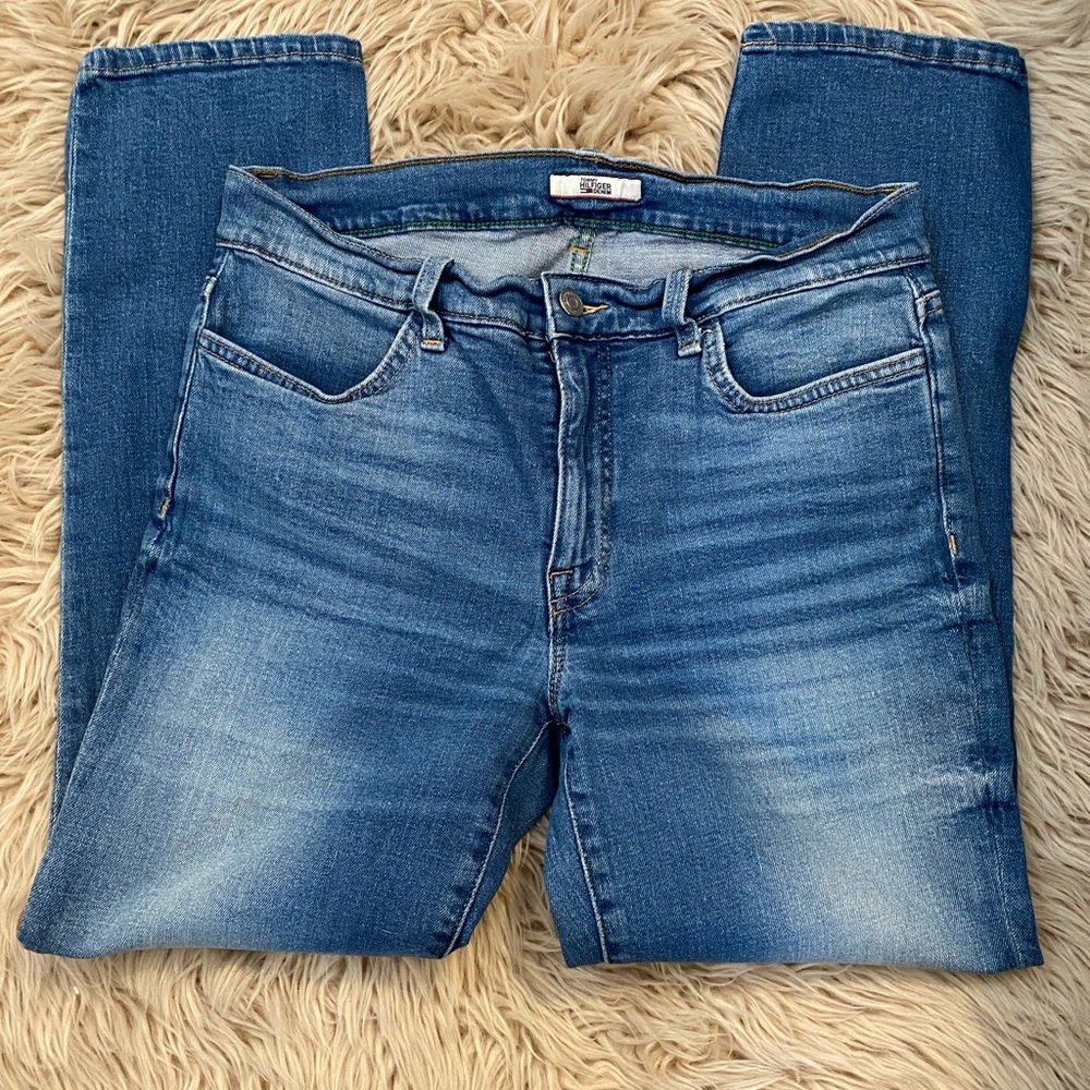 Tommy Hilfiger Blue Straight Leg Jeans